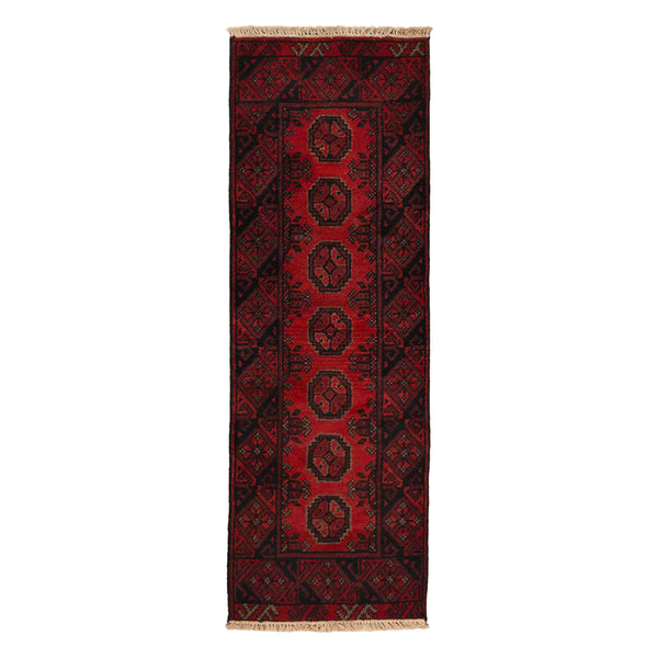 שטיח  אפגני בוכרה 1375/181 אדום 150*50
