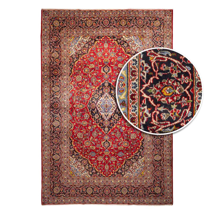 שטיח קשאן פרסי 00 אדום 305*207