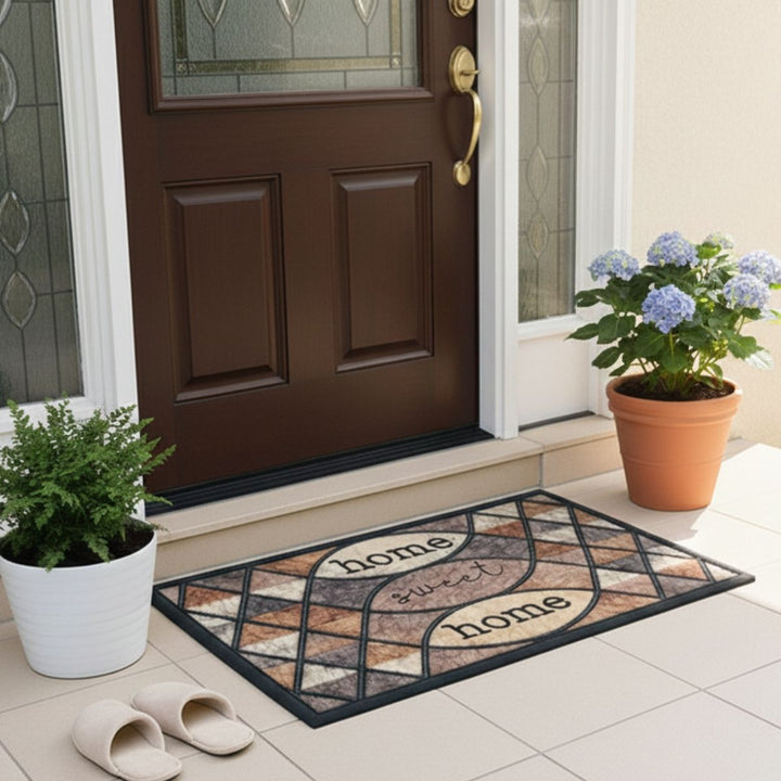 שטיח כניסה הפי 01 צבעוני | HAPPY