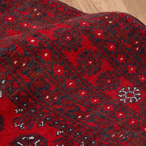 שטיח אפגני בוכרה 00 אדום 237*163 | Bokhara Rug
