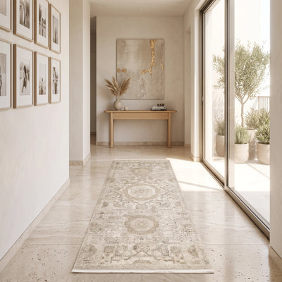 שטיח נול בוטיק 19 בז' בהיר ראנר | Nool boutique, Dreamy Morning Glow, styled props.