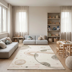 שטיח פלנטות 01 קרם, Dreamy Morning Glow, styled props.