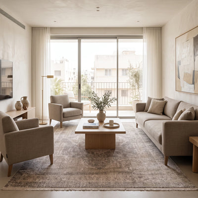 שטיח נול בוטיק 22 אפור | Nool boutique, Dreamy Morning Glow, styled props.