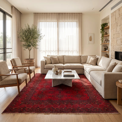 שטיח אפגני חלממדי קונדוז 00 אדום 306*202, Dreamy Morning Glow, styled props.
