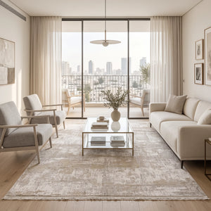 שטיח נול פרמיום 11 בז'/קרם | Nool Premium, Dreamy Morning Glow, styled props.