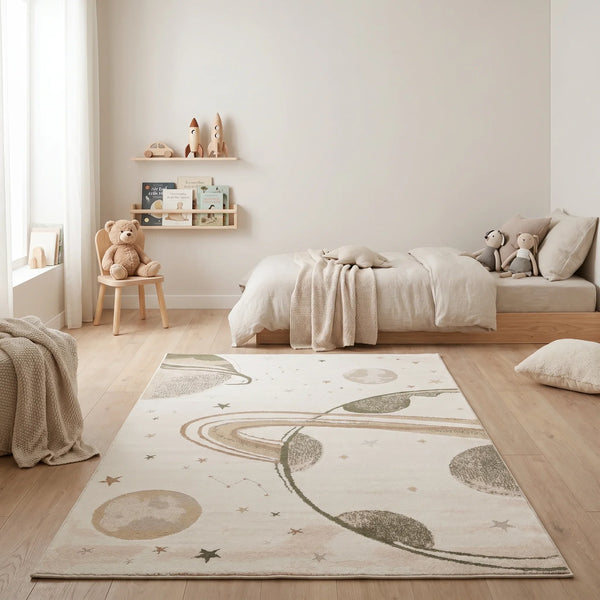 שטיח פלנטות 01 קרם, Dreamy Morning Glow, styled props.