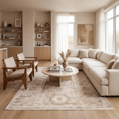 שטיח נול בוטיק 19 בז' בהיר | Nool boutique, Dreamy Morning Glow, styled props.