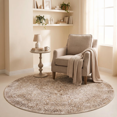 שטיח קראון 836 בז' בהיר | Crown Boutique, Dreamy Morning Glow, styled props.