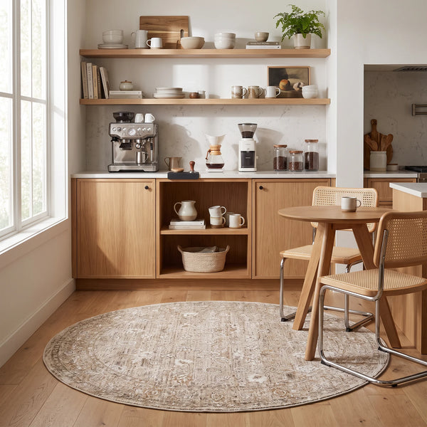 שטיח פארה 874 בז' | PERA, Dreamy Morning Glow, styled props.