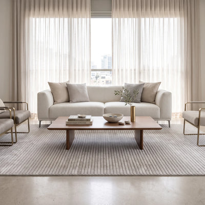 שטיח לונדון 21 אפור בהיר | London, Dreamy Morning Glow, styled props.