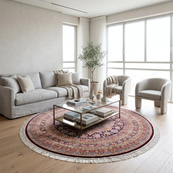 שטיח קום משי 15 אדום | QOM, Dreamy Morning Glow, styled props.