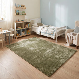 שטיח שאגי טאץ' 01 GREEN, Dreamy Morning Glow, styled props.