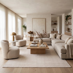 שטיח משי במבוק 02 CREAM, Dreamy Morning Glow, styled props.