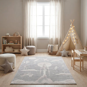 שטיח חלל 01 אפור, Dreamy Morning Glow, styled props.