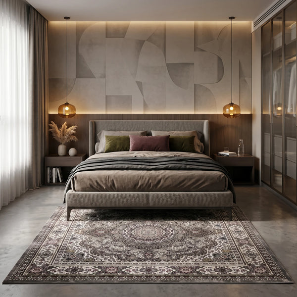 שטיח רויאל 03 אפור | Royal, Cozy Evening Mood, styled props.