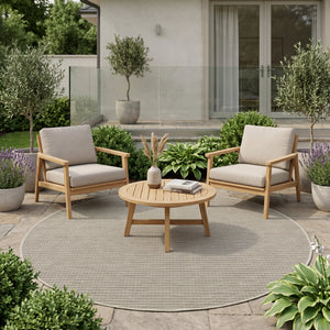 שטיח גארדן  11 עגול בז' | Garden, Dreamy Morning Glow, styled props.