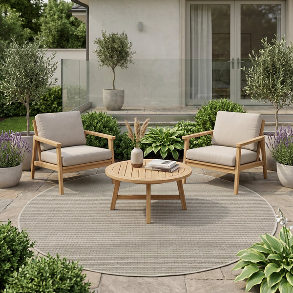 שטיח גארדן  11 עגול בז' | Garden, Dreamy Morning Glow, styled props.