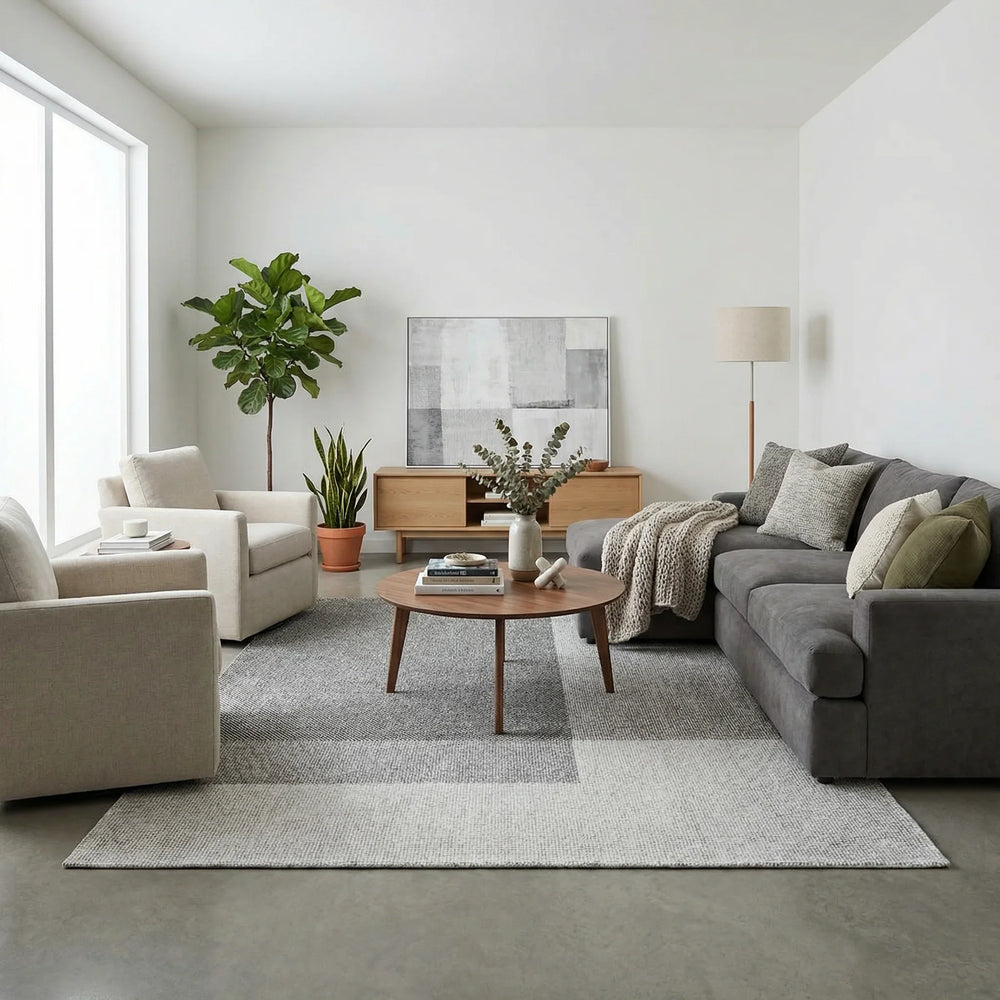 שטיח טלרה 01 אפור | Talara, Soft Window Light, styled props.