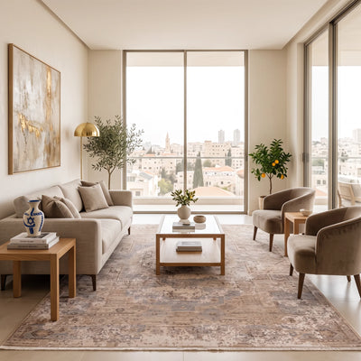 שטיח נול בוטיק 16 בז'/אפור | Nool boutique, Dreamy Morning Glow, styled props.