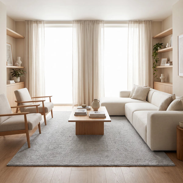 שטיח טאץ' 01 אפור בהיר | Touch, Dreamy Morning Glow, styled props.