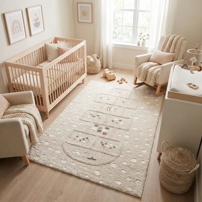 שטיח קלאס 01 קרם, Dreamy Morning Glow, styled props.