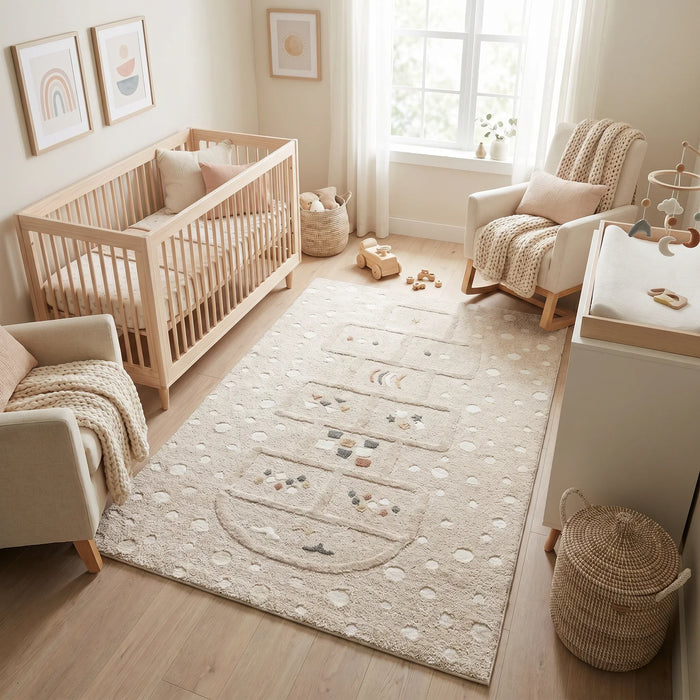 שטיח קלאס 01 קרם, Dreamy Morning Glow, styled props.