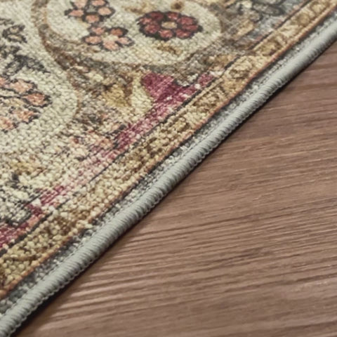 שטיח וינטאז' רוז 08 אפור/בריק | Vintage Rose