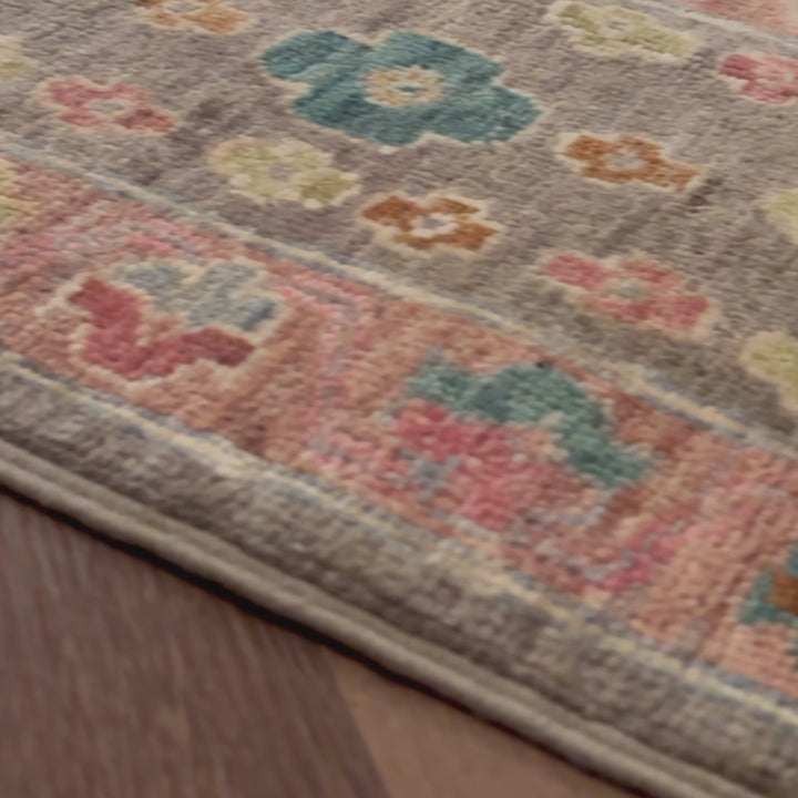 שטיח אושק 00 אפור פסטל 243*176 | Oushak