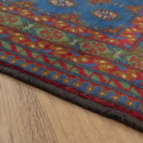 שטיח  אפגני בוכרה 00 כחול 204*148  | Bokhara Rug