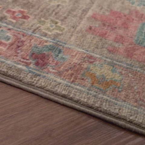 שטיח אושק 00 אפור פסטל 301*204 | Oushak