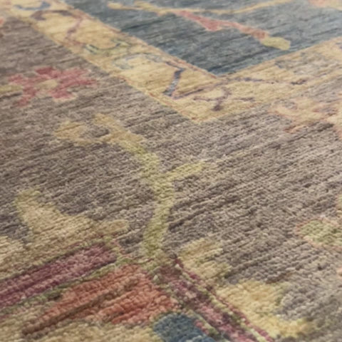 שטיח אושק 00 אפור תכלת 352*247 | Oushak